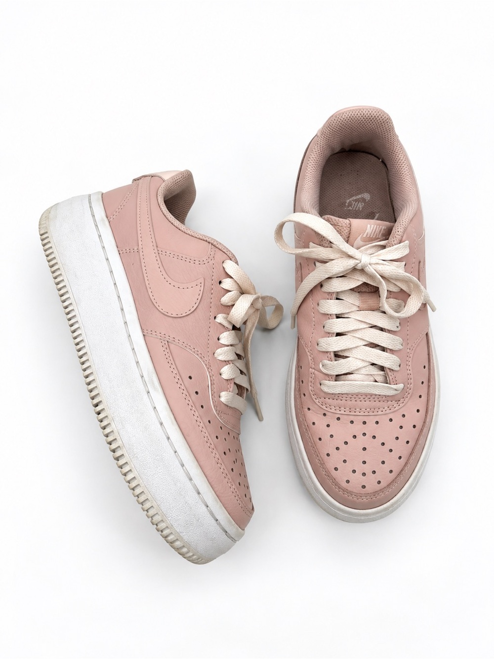 Nike Court Vision Alta Platform Pink Sneakers Women's Size 7